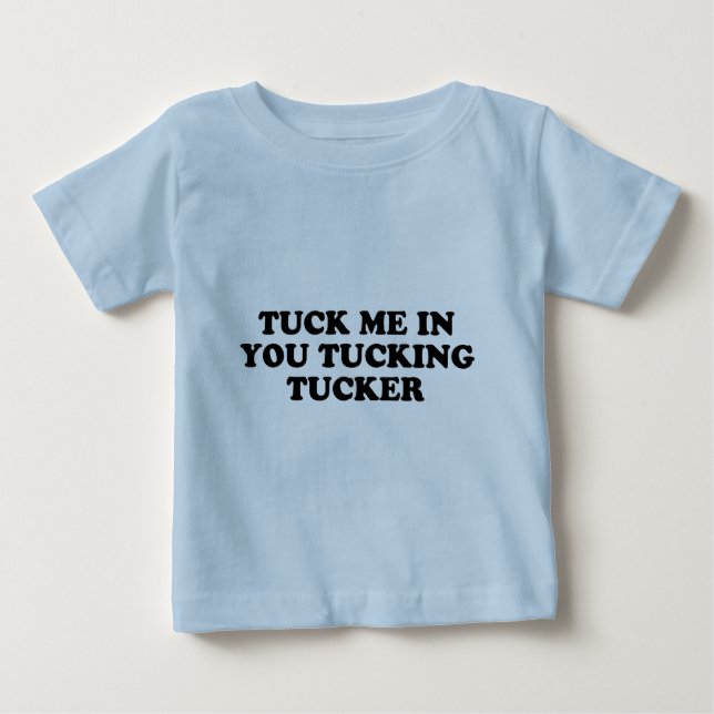 T-shirt Pour Bébé Rempliez-moi dans vous rempliant Tucker (Devant)