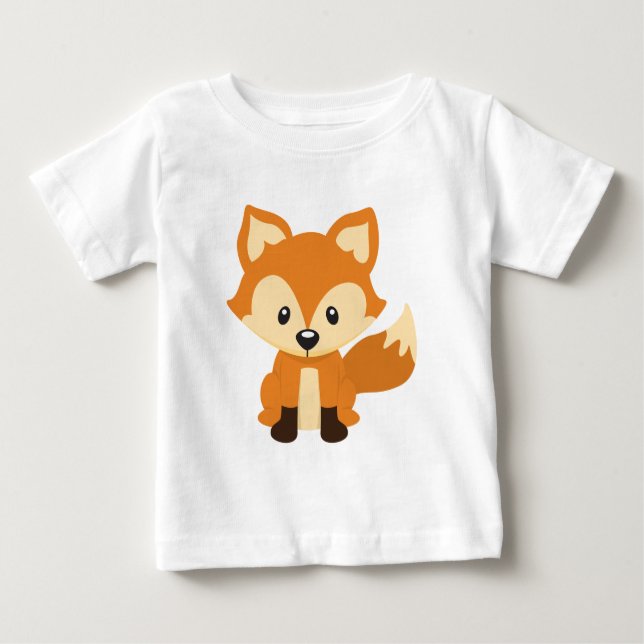 T-shirt Pour Bébé Renard rusé (Devant)