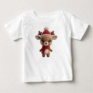 T-shirt Pour Bébé Renne au crochet adorable