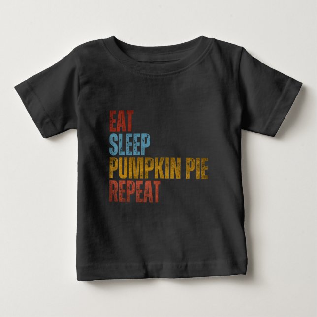 T-SHIRT POUR BÉBÉ REPEAT DE POMPE DE PIE (Devant)