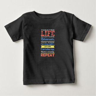 T-shirt Pour Bébé Répétition de la vie de théâtre