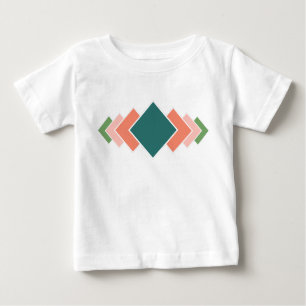 T-shirt Pour Bébé Répétition des diamants