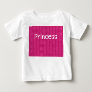 T-shirt Pour Bébé Répétition géométrique rose profond