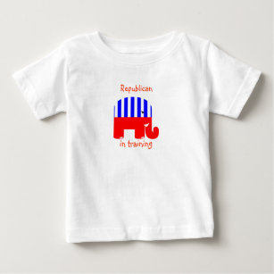T-shirt Pour Bébé Républicain En Formation