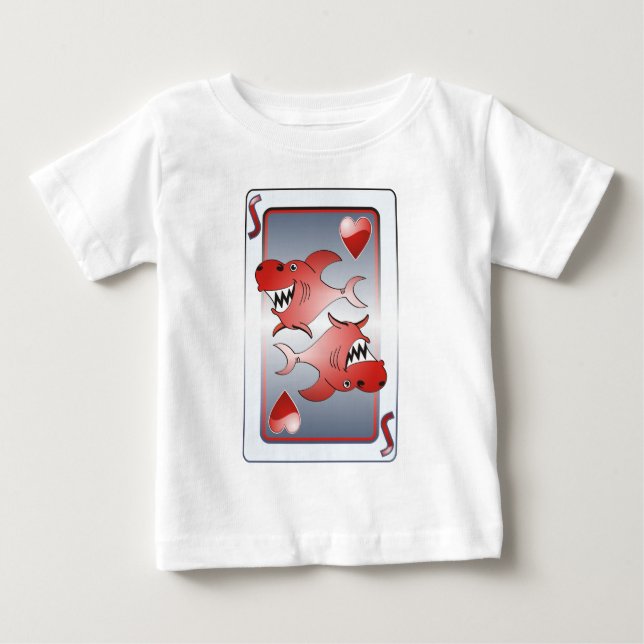 T-shirt Pour Bébé Requin (Devant)