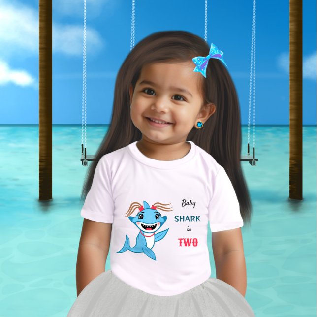 T-shirt Pour Bébé Requin bébé (Créateur téléchargé)