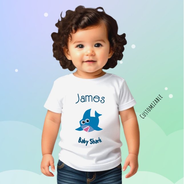 T-shirt Pour Bébé Requin-bébé (Créateur téléchargé)