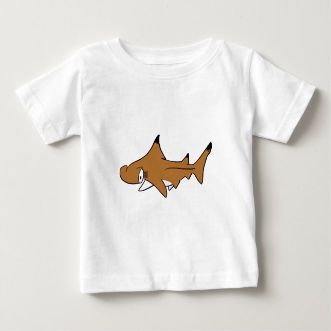 T-shirt Pour Bébé Requin de poisson-marteau (Devant)