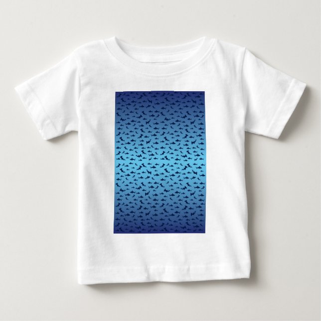 T-shirt Pour Bébé Requins de tête de marteau mutilles (Devant)