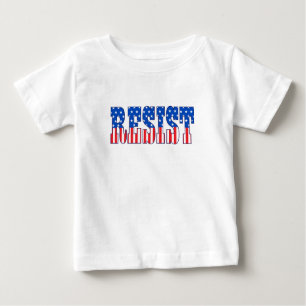 T-shirt Pour Bébé Résister Étoiles et stries