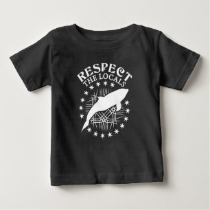 T-shirt Pour Bébé Respectez Les Locaux - Citation De L'Amant Dauphin