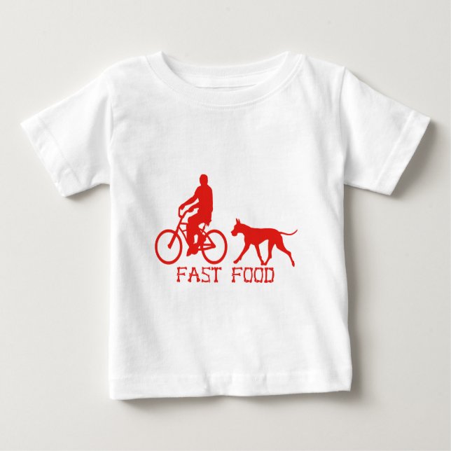 T-shirt Pour Bébé Restauration rapide (Devant)