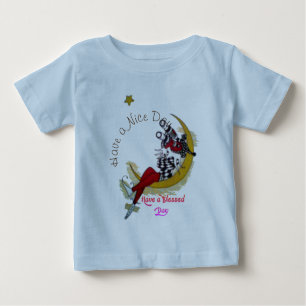 T-shirt Pour Bébé Restez béni Bonne journée et meilleure nuit
