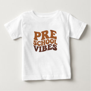 T-shirt Pour Bébé Retour à l'école Premier jour de pré-maternelle Gr