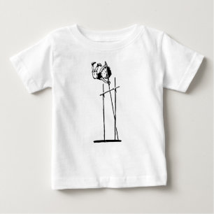T-shirt Pour Bébé Rétro chambre forte de Polonais