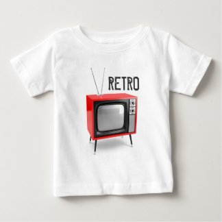 T-shirt Pour Bébé Rétro chemise d'enfant en bas âge de TV