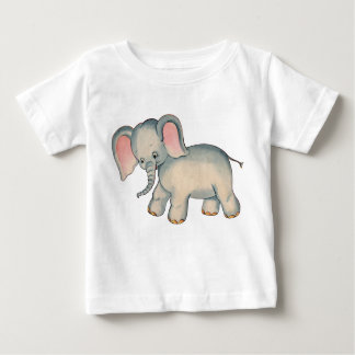 T-shirt Pour Bébé Rétro éléphant mignon