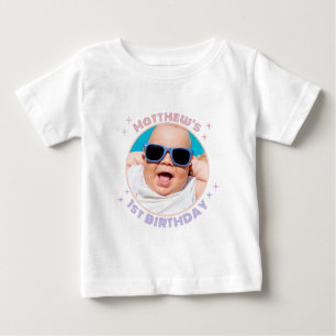 T-shirt Pour Bébé Retro Funky 90s Disco Ball Happy Birthday Photo
