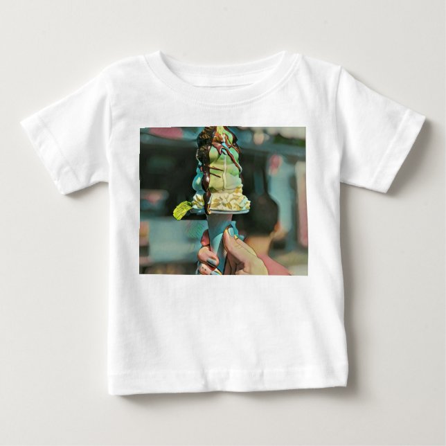 T-shirt Pour Bébé Retro ice cream popsicle (Devant)