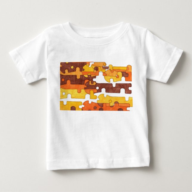T-shirt Pour Bébé Rétro industriel (Devant)