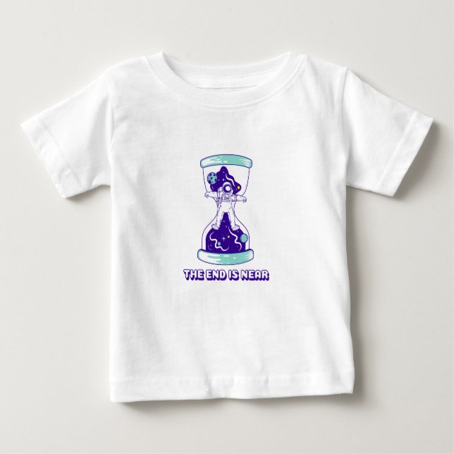 T-shirt Pour Bébé retro space galaxy art cosmic vibe science shirt (Devant)