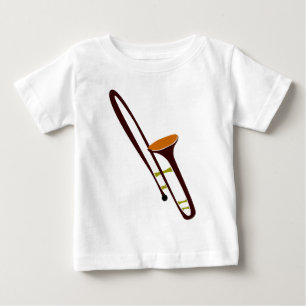T-shirt Pour Bébé Rétro trombone d'années '50
