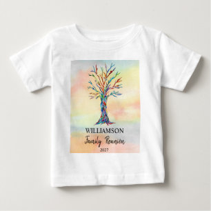 T-shirt Pour Bébé Retrouvailles familiales T-shirt bébé arbre de f