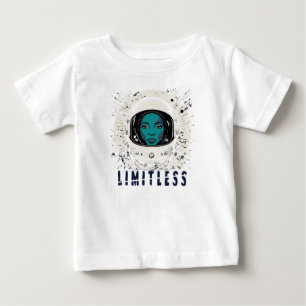 T-shirt Pour Bébé Rêve Grand, Petite Étoile – Fille de l'Espace Sans