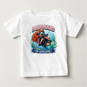 T-shirt Pour Bébé Révélez votre sirène intérieure de la mer.