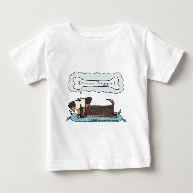 T-shirt Pour Bébé Rêver plus grand (Devant)