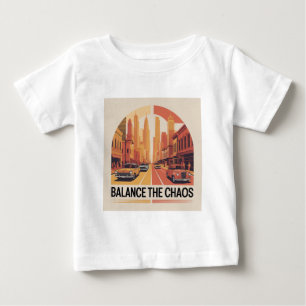 T-shirt Pour Bébé Rêves d'Uptown, Hustle de Downtown New York