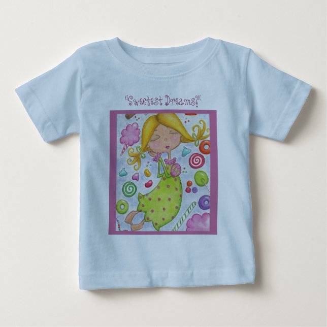 T-shirt Pour Bébé Rêves les plus doux (Devant)