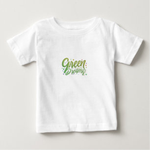 T-shirt Pour Bébé Rêves verts