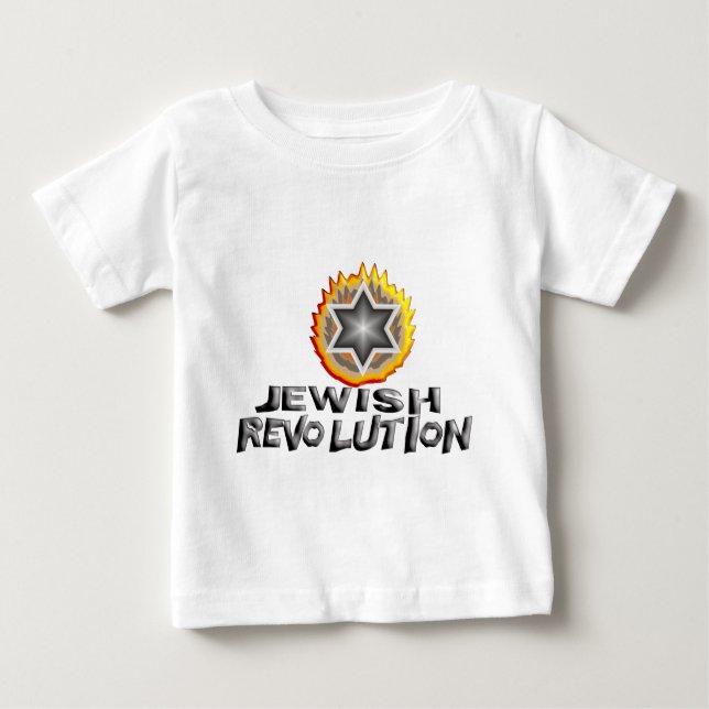 T-shirt Pour Bébé Révolution juive (Devant)