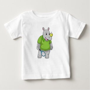 T-shirt Pour Bébé Rhino at tennis