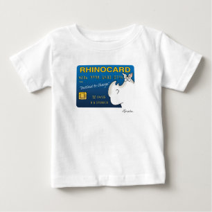T-shirt Pour Bébé RHINOCARD : INSTINCT À CHARGER par Sandra Boynton
