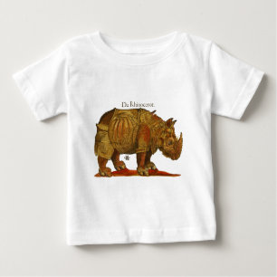 T-shirt Pour Bébé Rhinoceros d'antiquité de Rhino vintage Durer