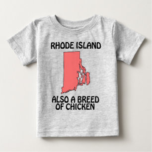 T-shirt Pour Bébé Rhode Island - Aussi une race de poulet
