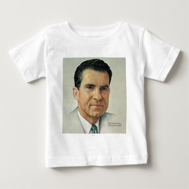 T-shirt Pour Bébé Richard Milhouse Nixon (Devant)