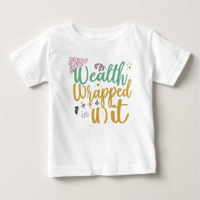 T-shirt Pour Bébé Richesse ensevelie dans l'esprit (Devant)