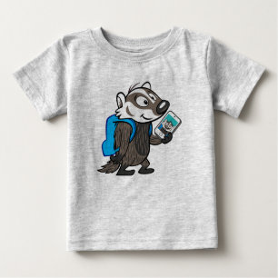 T-shirt Pour Bébé Ricky Raccoon   Selfie Badger Boomer