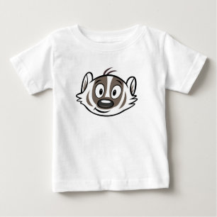T-shirt Pour Bébé Ricky Raccoon   Visage de Badger Boomer