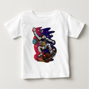 T-shirt Pour Bébé Ride de l'espace