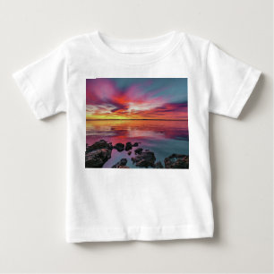 T-shirt Pour Bébé "Ride the Waves : Ocean Vibes Tee"
