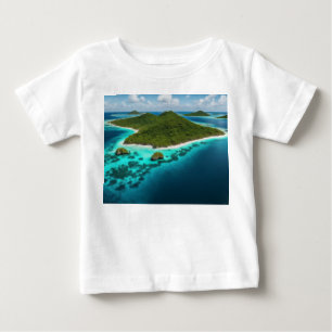 T-shirt Pour Bébé "Ride the Waves : Ocean Vibes Tee"