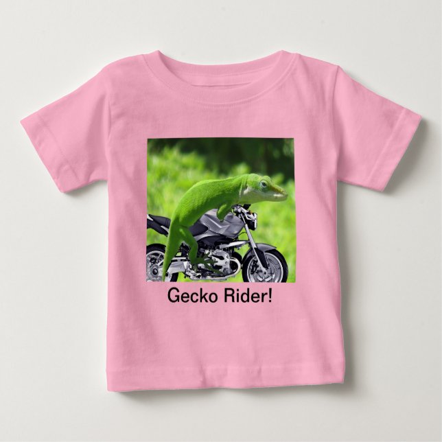 T-shirt Pour Bébé Rider Hawaiian Gecko (Devant)