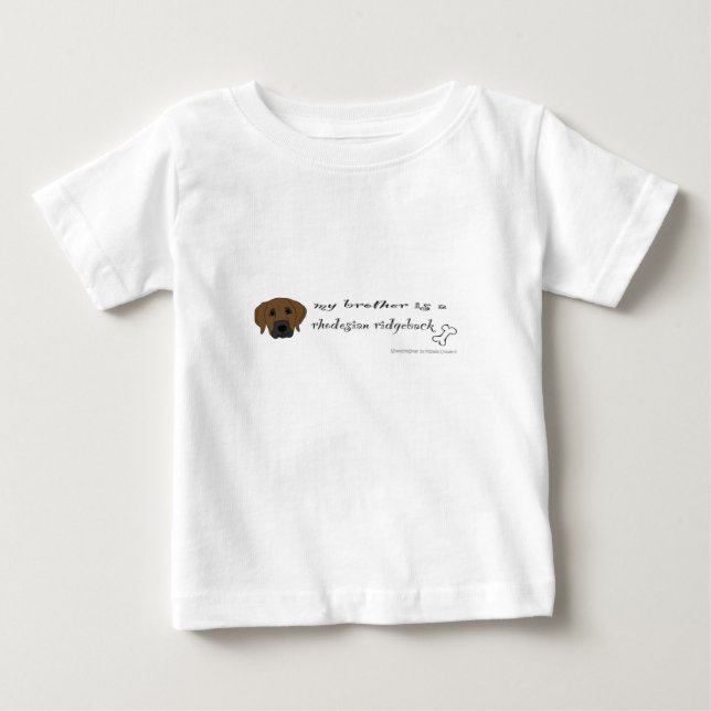 T-shirt Pour Bébé ridgeback - plus de races (Devant)