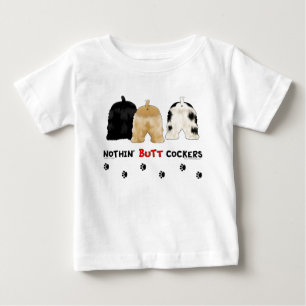 T-shirt Pour Bébé Rien n'aboutent des cockers