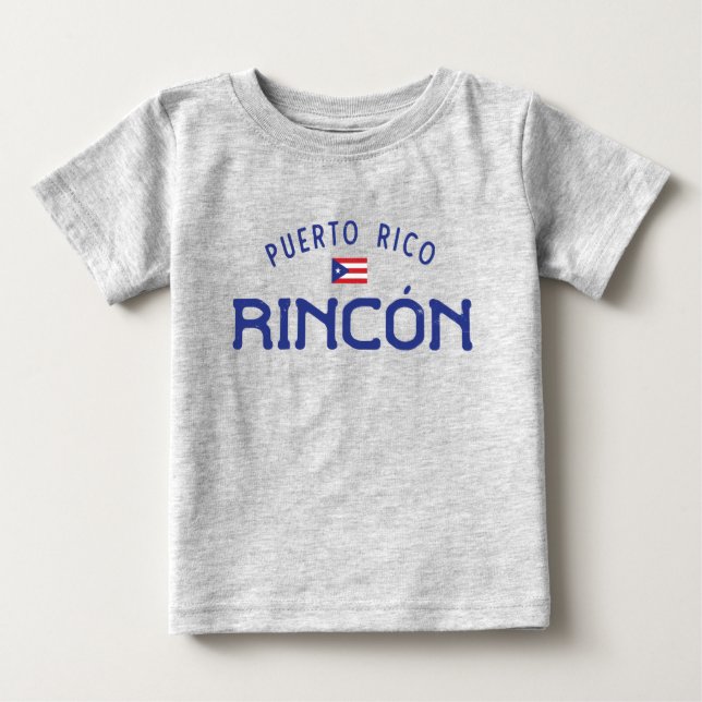 T-shirt Pour Bébé Rincón Porto Rico en détresse (Devant)