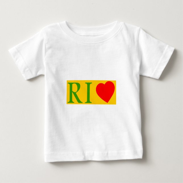 T-shirt Pour Bébé Rio de janeiro love (Devant)